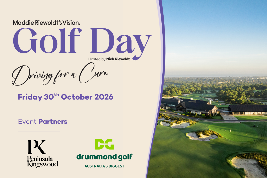 Driving for a Cure Maddie Riewoldt’s Vision launches inaugural Golf Day